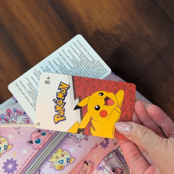 Pink Loungefly Pokemon Backpack - Picture 2 of 2